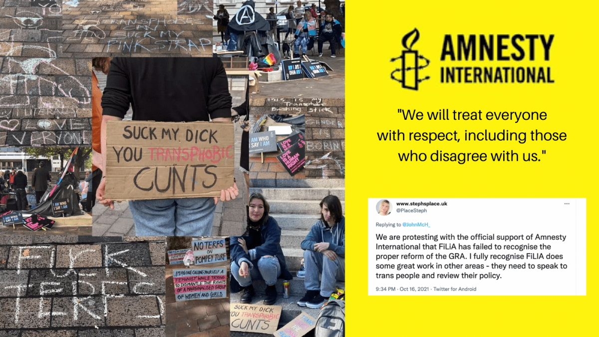 Amnesty International: Is sexually harassing women political&nbsp;protest?